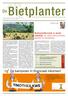 maandblad van de confederatie van de belgische bietenplanters vzw CBB Anspachlaan 111 Bus Brussel T F P