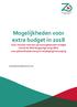 Mogelijkheden voor extra budget in 2018 Voor mensen met een persoonsgebonden budget vanuit de Wet langdurige zorg (Wlz) voor gehandicaptenzorg of