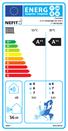 EnviLine A/W Monoblock 9.0 B-S C 35 C A ++ A + A B C D E F G. db kw kw /2013