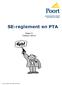 SE-reglement en PTA Havo 5 Cohort 2014