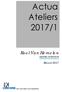 Actua Ateliers 2017/1