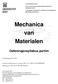 Mechanica van Materialen