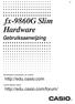 fx-9860g Slim Hardware Gebruiksaanwijzing