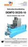 Gebruikershandleiding DEMTO DCDS-10. Diacom Dilatation Saw 10 kw. Specificaties-Veiligheid -Gebruik-Onderhoud