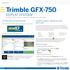 Trimble GFX-750 DISPLAY SYSTEEM De Trimble GFX-750 display is een touchscreen apparaat voor precisielandbouw.