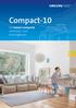 Compact-10. De meest compacte ventilator voor woningbouw