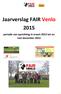 Jaarverslag FAIR Venlo periode van oprichting in maart 2015 tot en met december 2015