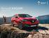 Renault KADJAR Prijslijst januari 2018