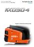 Motorvermogen: 24 pk / 17.7 kw Eigen gewicht (Cabine/Canopy): 2790 / 2720 kg KUBOTA MINIGRAAFMACHINE