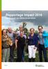 Rapportage impact 2016 De Natuur en Milieufederaties