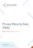 Privacy Maturity Scan (PMS)