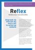 Reflex. Afspraak via internet als extra call to action op website. Onmisbare schakel tussen online & offline