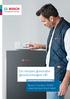 De nieuwe generatie grootvermogen HR.   Bosch Condens 7000F staande aluminium ketel