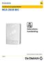 België. Innovens. Condenserende gaswandketels MCA 25/28 BIC. Gebruikershandleiding