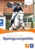 Handboek KNHS-FNRS. Springcompetitie