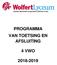 PROGRAMMA VAN TOETSING EN AFSLUITING 4 VWO