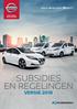 SUBSIDIES EN REGELINGEN