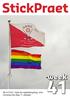 week De U.S.H.C. hijst de regenboogvlag, voor Coming Out Day 11 oktober