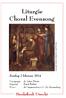 Liturgie Choral Evensong