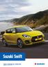 Suzuki Swift Prijzen & specificaties per 1 oktober 2018