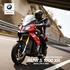 BMW Motorrad PRODUCTINFORMATIE. BMW S 1000 XR. MAKE LIFE A RIDE.