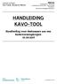 HANDLEIDING KAVO-TOOL