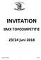 INVITATION BMX TOPCOMPETITIE