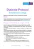 Dyslexie Protocol. Scheldemond College. Afspraken en aanbevelingen ten behoeve van dyslectische leerlingen