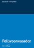 Biesbosch Privé-pakket Polisvoorwaarden