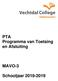 PTA Programma van Toetsing en Afsluiting