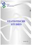 STATISTISCHE STUDIES