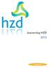 Jaarverslag HZD Concept versie 1.0