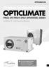 OPTIMALE KLIMAATBEHEERSING OPTICLIMATE PRO3 EN PRO4 SPLIT (INVERTER) SERIES