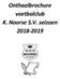 Onthaalbrochure voetbalclub K. Noorse S.V. seizoen