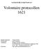 Volontaire protocollen 1621