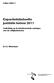 awetenschappelijk Onderzoek- en Capaciteitsbehoefte justitiële ketens 2011 Cahier