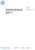 Datum 27 september Verkeersbesluit. Versie vastgesteld door dagelijks bestuur 30 augustus 2016 AGV-1
