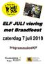 Van harte welkom op deze intussen reeds 9de editie van onze Guldensporenslagherdenking en viering van de Vlaamse feestdag op 11 juli in Leuven.