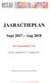 JAARACTIEPLAN Sept 2017 Aug 2018 RTC Vlaams-Brabant VZW