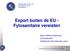Export buiten de EU - Fytosanitaire vereisten