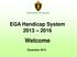 Royal Belgian Golf Federation EGA Handicap System Welcome December 2012