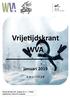 Vrijetijdskrant WVA. januari k w a l i t i j d. Maandelijks tijdschrift - jaargang 20 nr. 1 - P Afgiftekantoor: 8900 IEPER Esplanade