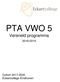 PTA VWO 5. Versneld programma Cohort Eckartcollege Eindhoven