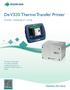 De V320i Thermo Transfer Printer