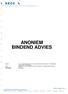 ANONIEM BINDEND ADVIES