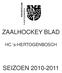 ZAALHOCKEY BLAD. HC s-hertogenbosch