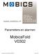 Parameters en alarmen. MobicsFold V0302. Parameters & Alarms MobicsFold V0302 NL Page 1 of 32