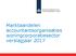 Marktaandelen accountantsorganisaties woningcorporatiesector verslagjaar 2017