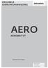 ORIGINELE GEBRUIKSAANWIJZING AERO AEROMAT VT. Geluidwerende ventilator. Window systems Door systems Comfort systems