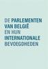 DE PARLEMENTEN VAN BELGIË EN HUN INTERNATIONALE BEVOEGDHEDEN